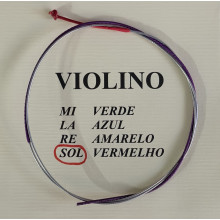Corda Violino Mauro Calixto Sol - Vermelho